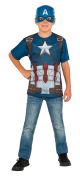 Captain America Civil War Child Top and Mask Small