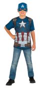 Captain America Civil War Child Top and Mask Medium