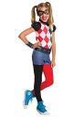 Kids DC Superhero Girls Harley Quinn Costume Large
