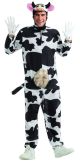 Comical Cow Costume Black White Standard