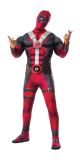 Marvel Men's Deadpool Deluxe Muscle Chest Costume and Mask, Standard