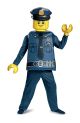 LEGO Police Officer Deluxe Costume, Blue, Medium (7-8)