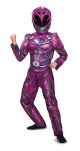 Power Ranger Movie Deluxe Costume, Pink, Medium (7-8)