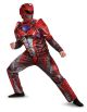 Men's Ranger Movie Muscle Adult Costume, Red, Medium (38-40)