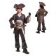 Captain Jack Sparrow Deluxe Costume, Multicolor, Medium (7-8)