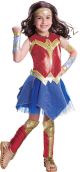 Kid's Deluxe Wonder Woman Costume Female Small