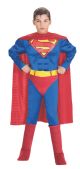 Classic Deluxe Muscle Chest Kids Superman Costume Male Small