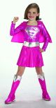 Pink Supergirl Childs Costume Medium