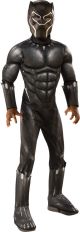 Boy's Kids Muscle Chest Black Panther (Movie) Costume, Small
