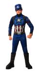 Boy's Avengers Endgame Deluxe Captain America Child Costume, Small