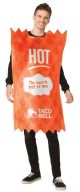 Rasta Imposta Taco Bell Sauce Packet Hot Costume, One Size