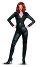 Marvel Avengers Movie Black Widow Avengers Deluxe Adult Costume Black