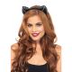 Stitch Kitty Ear Headband Black One Size