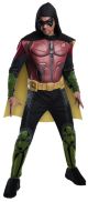 Batman Arkham Muscle Chest Adult Robin Costume Male Large