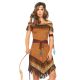 Women's Native Princess Costume Brown X Large