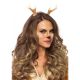 Women's Fawn Horn Headband Brown One Size