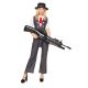 Karnival Costumes 1920s Gangster Girl Mob Boss Women's Costume X-small 2-4