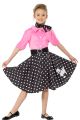 Karnival Costumes Rock N Roller 50s Girl's Costume Small 3-4