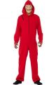 Karnival Costumes MONEY HEIST HOODED JUMPSUIT & MASK S 34-46