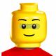 Lego Guy Costume Mask, One Size Child