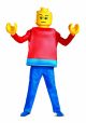 Boy's Lego Guy Deluxe Child Costume, Red, Medium (7-8)