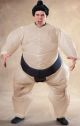 Inflatable Sumo Costume with Battery Operated Fan One Size