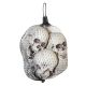 Plastic Skulls Mesh Bag 6 inches, White