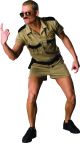 Reno 911 Dangle Costume Brown Standard