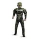 Mens Halo Deluxe Muscle Master Chief Adult Costume Green Medium