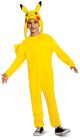 Boys Pikachu Deluxe Costume Yellow, Small(4-6)