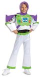 Buzz Deluxe Costume, White, Medium(7-8)