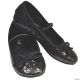 Morris FLAT BALLET GLITTER CH BK MED