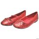 Morris FLAT BALLET GLITTER CH RED SM
