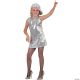 Morris GIRLS SILVER SEQUIN DISCO DRESS-MD