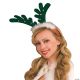 Morris GREEN REINDEER ANTLERS WITH BELLS