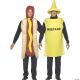 Morris HOT DOG AND MUSTARD COUPLE COSTUME