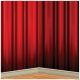 Morris INSTA-THEME RED CURTAIN BACKDROP
