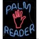 Morris LIGHT UP PALM READER SIGN