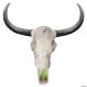 Morris LIGHTUP LONGHORN SKULL DECORATION