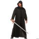 Morris MENS BLACK FAUX LEATHER CLOAK