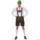 Morris MENS BROWN LEDERHOSEN COSTUME STD
