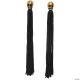 Morris METAL SKULL TASSEL EARRINGS