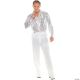 Morris MN DISCO SHIRT-SILVER WHITE OS