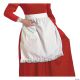 Morris MRS SANTA WHITE COTTON APRON