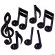 Morris MUSIC NOTES, PLASTIC, PACK OF 7