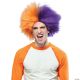 Morris ORANGE AND PURPLE SPORTS WIG