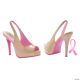Morris PINK RIBBON SLINGBACK SHOE-SIZE 10