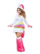 Party King Womens Plus Size Rainbow Unicorn, Multi, 1X-Large