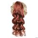 Morris PONTAIL COMB WIG-FLAME RED