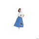 Morris POODLE SKIRT BLUE 1 SZ ADULT